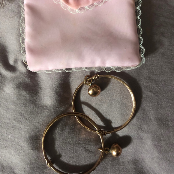 Unbranded Jewelry - Pair of Infant Baby Bangle Bell Bracelets NEW Unbranded Jewelry - Pair of Infant Baby Bangle Bell Bracelets NEW